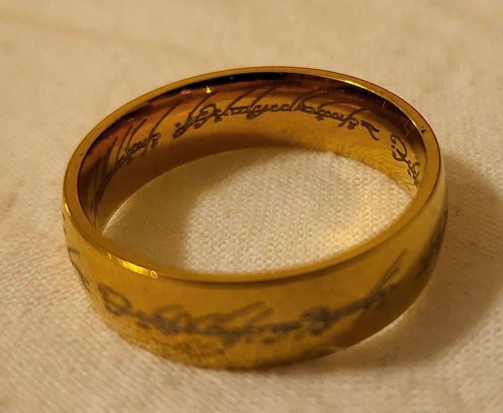 Lord of the Rings - De Ene Ring, Sieraden, Tassen en Uiterlijk, Ringen, Ophalen, 19 tot 20, Nieuw, Dame of Heer