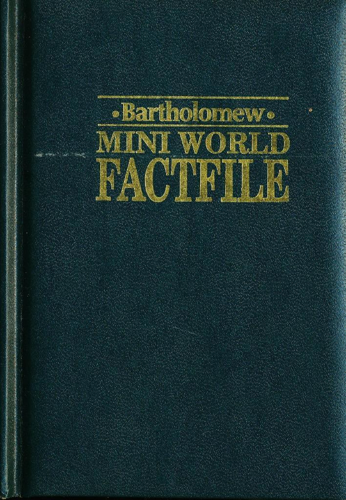 Mini World Factfile - Bartholomew, Boeken, Atlassen en Landkaarten, Nieuw, Overige typen, Wereld, 1800 tot 2000, Verzenden