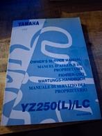 Yamaha YZ250(L)/LC Handleiding 1999, Ophalen of Verzenden, Yamaha