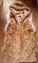Nep bont bodywarmer, Ophalen of Verzenden, Zo goed als nieuw, Maat 38/40 (M), Zwart