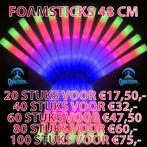 Foamsticks 40CM Tri Color LED, Ophalen of Verzenden, Nieuw, Geboorte of Huwelijk