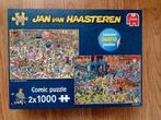 Jan van Haasteren - 2x1000 - Speelgoedwinkel + Rollerdisco, Ophalen of Verzenden, 500 t/m 1500 stukjes, Zo goed als nieuw, Legpuzzel
