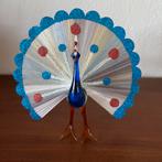 Vintage Lauscha Glazen Pauw, Antiek en Kunst, Ophalen of Verzenden