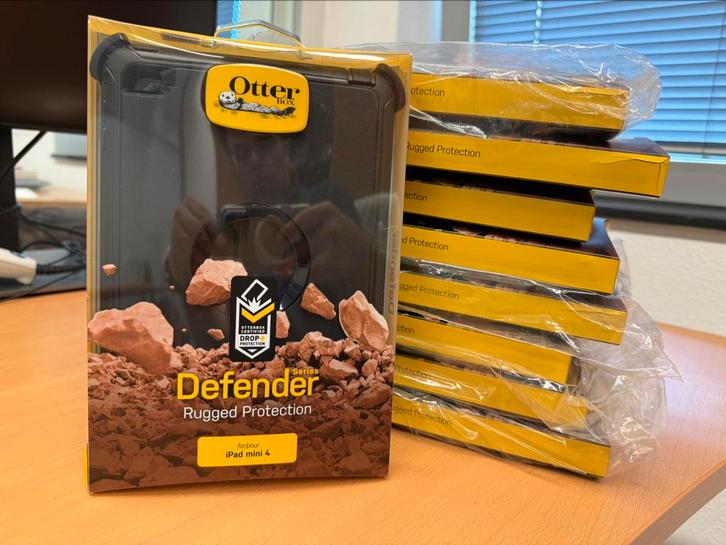 9x Otterbox Defender iPad Mini 4, Computers en Software, Tablet-hoezen, Nieuw, Bescherming voor- en achterkant, 8 inch, Ophalen of Verzenden