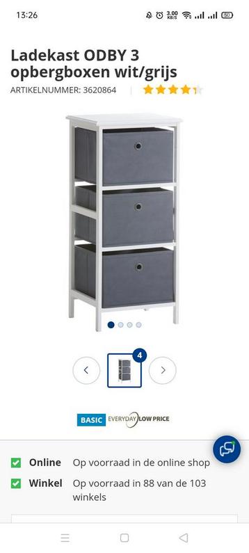 2x laden kastje beschikbaar voor biedingen
