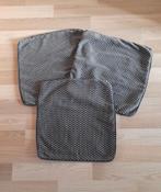 3 Ikea kussenhoezen, de Malinmaria serie, 50x50cm., Ophalen of Verzenden, Zo goed als nieuw, Wit, Vierkant