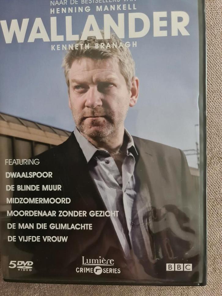 Wallander BBC - 5 DVD Boxset, Cd's en Dvd's, Dvd's | Tv en Series, Zo goed als nieuw, Thriller, Boxset, Vanaf 16 jaar, Ophalen of Verzenden