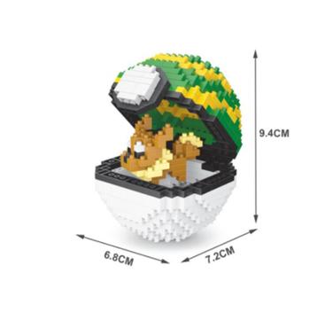Nano blocks, Eevee, 450 steentjes, Pokemon,, cadeau beschikbaar voor biedingen