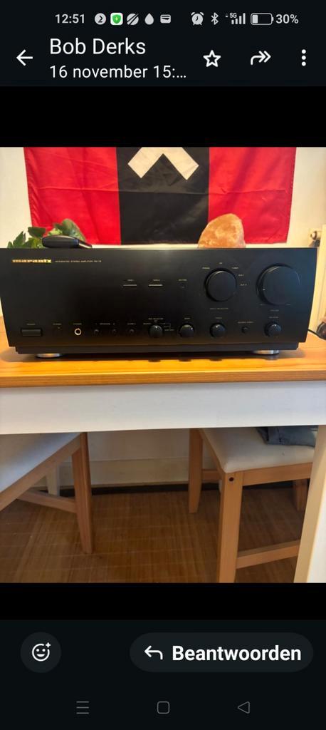Marantz PM-78 Stereo Versterker - Topconditie!, Audio, Tv en Foto, Versterkers en Receivers, Zo goed als nieuw, Marantz, Ophalen of Verzenden