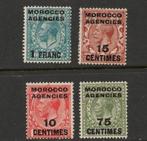 1925 4-wd MOROCCO-AGENCIES Britse-postkantoren, Verzenden, Marokko, Postfris