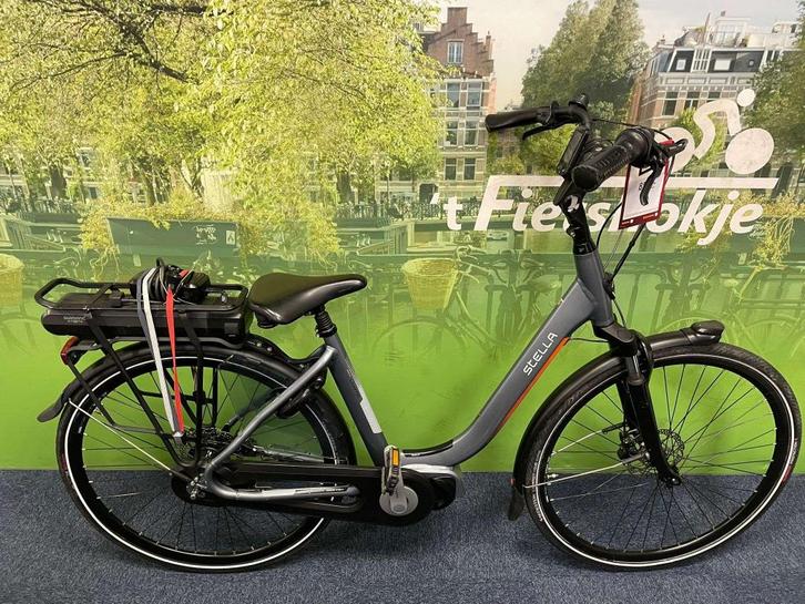 Fietshokje Raaks: Stella Livorno Mid-Motor ebike 55 cm, Fietsen en Brommers, Elektrische fietsen, Zo goed als nieuw, 51 tot 55 cm