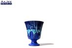 Fat Lava Pythagoras beker / wijnbeker in blauw en wit, Ophalen of Verzenden
