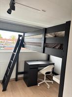 Verlaagd 140 cm brede hoogslaper, Huis en Inrichting, Slaapkamer | Stapelbedden en Hoogslapers, Ophalen, Hoogslaper, Zo goed als nieuw