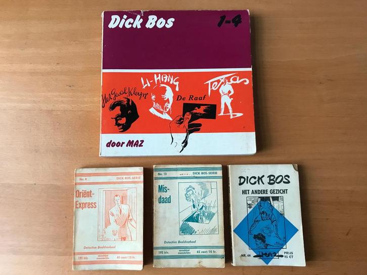 4 x Dick Bos, Boeken, Stripboeken, Gelezen, Eén stripboek, Ophalen of Verzenden