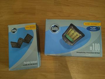 Palm m100 incl. opvouwbaar keyboard beschikbaar voor biedingen