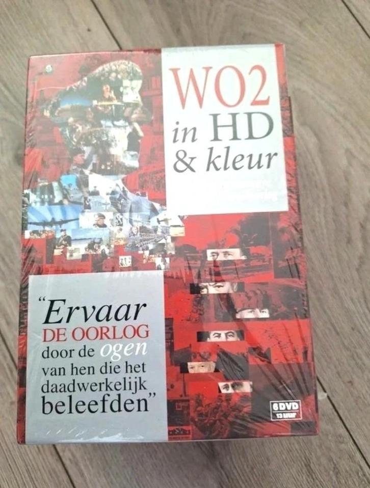 Nieuw WO2 in HD & kleur – 6-DVD box (geseald), Cd's en Dvd's, Dvd's | Documentaire en Educatief, Nieuw in verpakking, Oorlog of Misdaad