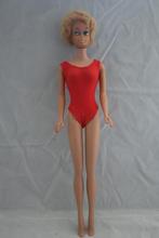 Vintage 0850-1962 Barbie Bubble Cut Blond, Ophalen of Verzenden, Gebruikt, Fashion Doll