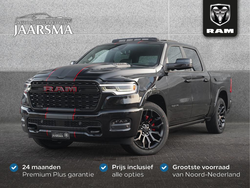 Dodge Ram 1500 3.0L SST H.O. 549PK Limited Night CrewCab 4x4, Auto's, Dodge, Automaat, Zwart, 2993 cc, Zwart