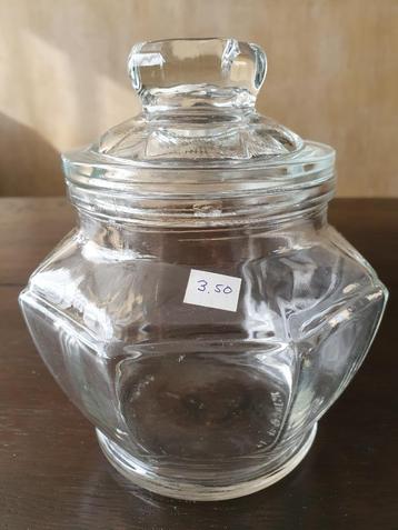Pot met Deksel   -Glas- beschikbaar voor biedingen