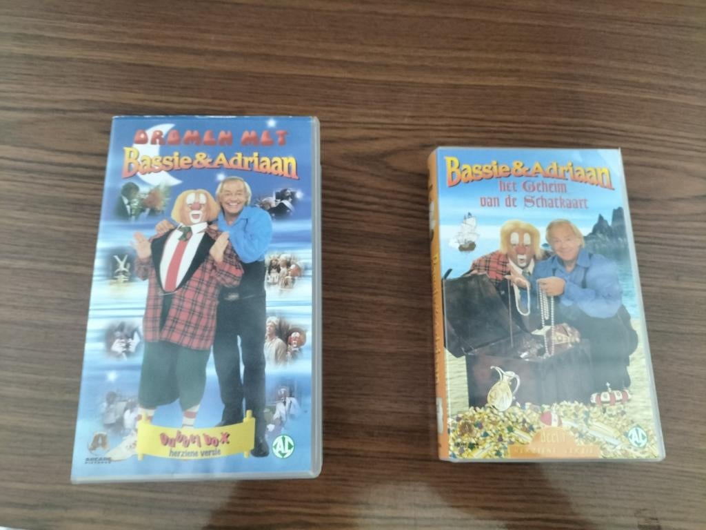 Bassie en Adriaan VHS Videobanden, Cd's en Dvd's, VHS | Kinderen en Jeugd, Gebruikt, Alle leeftijden, Kinderprogramma's en -films