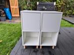 2x IKEA EKET Nachtkastjes, Ophalen, Overige materialen, Minder dan 50 cm, Met deur(en)
