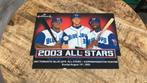 MLB Toronto Blue Jays All stars 2003 mini Poster, Ophalen of Verzenden, Poster, Plaatje of Sticker