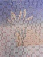 Grand foulard woonkleed reversibel zalm glans goud, Gebruikt, Etten-Leur, DJT@dejuistetoon.eu, Ophalen of Verzenden