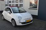 Fiat 500C 1.2 Lounge 4 cyl. Cabrio Super Mooi, Gebruikt, 4 cilinders, Leder en Stof, Wit