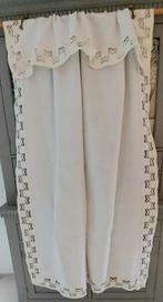 FEESTELIJK VINTAGE BRODERIE/KANT TAFELLAKEN & 6 SERVETEN, Huis en Inrichting, Tafelkleden, Ophalen of Verzenden, Zo goed als nieuw