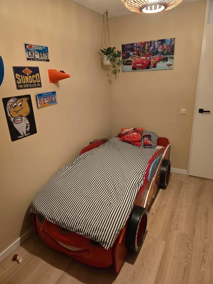 Cars kinderkamer Disney auto's jongens racing, Huis en Inrichting, Slaapkamer | Complete slaapkamers, Gebruikt, Eenpersoons, Ophalen of Verzenden