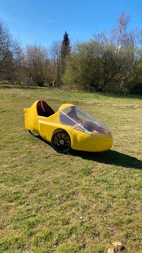 Velomobiel ligfiets, Fietsen en Brommers, Fietsen | Ligfietsen, Gebruikt, Overige merken, Bovenstuur, Cabine, Ophalen