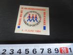 sticker 1984 40e avondvierdaagse wandelen NNWB, Verzamelen, Ophalen, Zo goed als nieuw, Bedrijf of Vereniging
