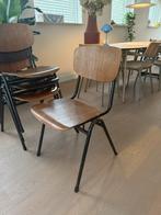 Set Vintage Schoolstoelen - Industrieel Design Eetkamerstoel, Ophalen