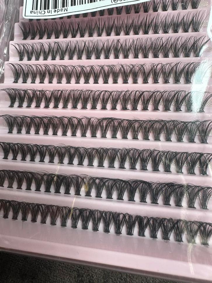 6x Individuele Wimpers Zwart, Sieraden, Tassen en Uiterlijk, Uiterlijk | Cosmetica en Make-up, Nieuw, Make-up, Ogen, Zwart, Ophalen of Verzenden