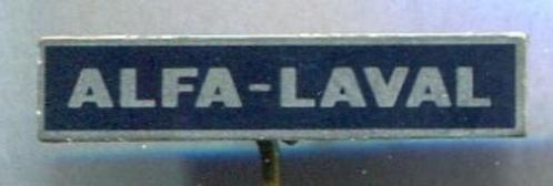 Alfa-Laval Melkmachines blik speldje ( E_214 ), Verzamelen, Speldjes, Pins en Buttons, Zo goed als nieuw, Speldje of Pin, Transport