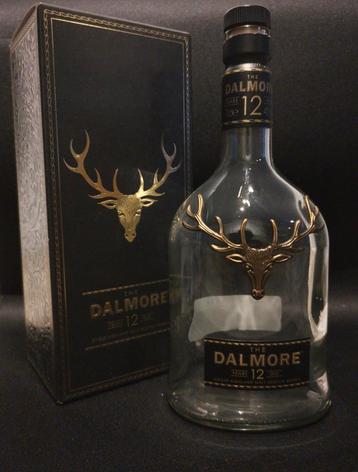 Dalmore 12 Years – Lege Fles + Originele Doos (Gouden Hert)  beschikbaar voor biedingen