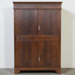Mahonie buffetkast / linnenkast / kledingkast, Antiek en Kunst, Ophalen