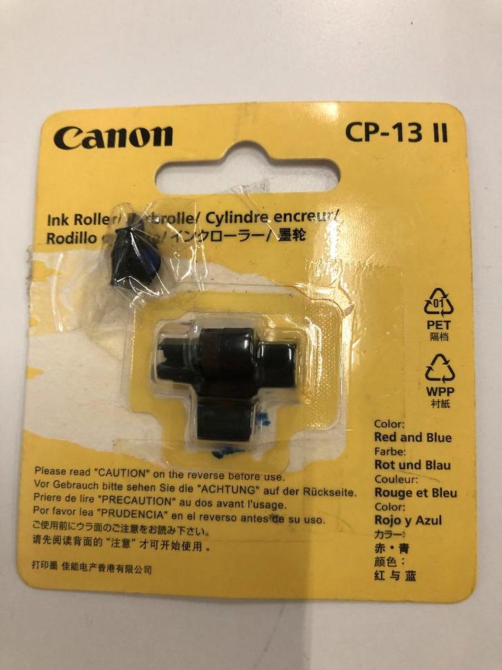 Inktrol Canon CP13 II blauw/rood, Diversen, Bureau-accessoires, Nieuw, Ophalen of Verzenden