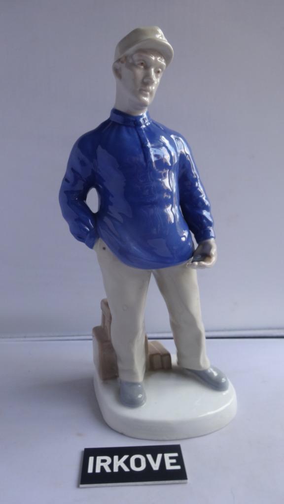 GRÄFENTHAL BEELD * TOP PORSELEIN * Stoker of Werkman ? *, Antiek en Kunst, Antiek | Porselein, Verzenden