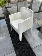 Philip Stark tuinstoelen 6 stuks met kussentjes op maat, Ophalen, Gebruikt, Kunststof