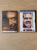 2x DVD: the Shining en Hannibal, Vanaf 16 jaar, Ophalen of Verzenden, Zo goed als nieuw, Overige genres