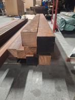 Azobe palen 70x70mm, Ophalen, Minder dan 180 cm, Palen
