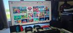 Overcomplete Unpatched Nintento Switch met veel games enz..., Ophalen of Verzenden, Zo goed als nieuw, Switch Original, Met 3 controllers of meer
