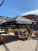 Grote zwarte parasol 2 x  4m x 4m, Gebruikt, Kantelbaar, Ophalen of Verzenden, Zweefparasol