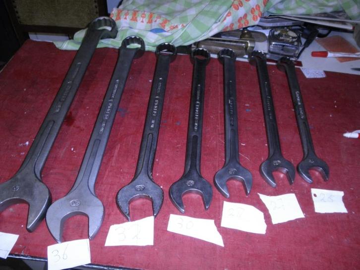 Te koop: Gedore steek-ringsleutels type 1B., Auto diversen, Autogereedschap, Gebruikt, Ophalen of Verzenden
