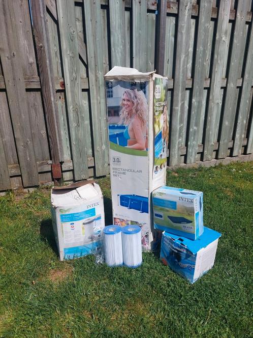 Intex Zwembad 300x200x75, Tuin en Terras, Zwembaden, Gebruikt, Opzetzwembad, Minder dan 80 cm, 200 tot 400 cm, 200 tot 300 cm