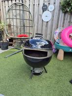 Weber master touch 60 cm bbq met pizzaring +pizza steen, Tuin en Terras, Houtskoolbarbecues, Ophalen of Verzenden, Gebruikt, Weber