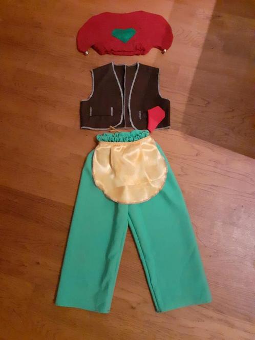 Kabouter Plop, Kabouter Jongen  maat 110 -116, Kinderen en Baby's, Carnavalskleding en Verkleedspullen, Nieuw, Jongen, 110 t/m 116
