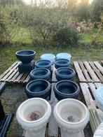 Betonnen bloempotten - 40x40cm - diverse kleuren - OP=OP €40, Tuin en Terras, Bloempotten, Ophalen, 40 cm of meer, Rond, Nieuw