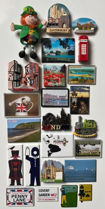 Koelkastmagneten uit Engeland Schotland en Ierland NR 2 beschikbaar voor biedingen